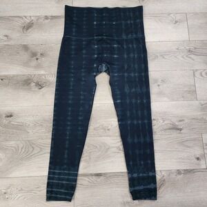 Spanx High‎ Waisted Seamless Leggings Women's Plus Size 3X/3TG Dark Green Multi